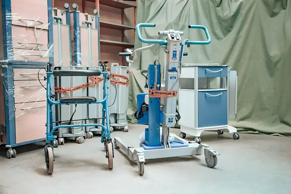 Foto van gedoneerde goederen